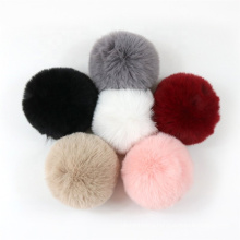 factory cheap Faux fur Ball Fake Fur Pompoms For Keyring Beanie Hat Bag